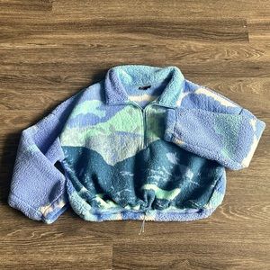 🏔️ASOS Design Scenic Fleece Half-Zip Sweatshirt